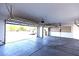 Expansive garage interior, showcasing ample space and potential for multiple vehicles at 1721 Mill Canyon Dr, Las Vegas, NV 89128