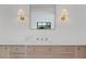 Bathroom vanity with custom cabinetry, modern fixtures, and a clean, minimalist design at 204 Canyon Dr, Las Vegas, NV 89107