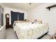 Spacious bedroom features two full beds, carpet flooring, and unique decor at 2251 Bridger St, Pahrump, NV 89048