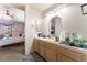 Bathroom featuring a single sink vanity counter at 2851 S Valley View Blvd # 1071, Las Vegas, NV 89102