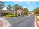 Community entry gate, including a guard house and visitor parking at 2851 S Valley View Blvd # 1071, Las Vegas, NV 89102