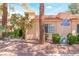 Street view of the property's exterior with a well-kept lawn and mature trees providing ample shade at 2851 S Valley View Blvd # 1071, Las Vegas, NV 89102
