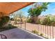 Covered patio with mature trees at 2851 S Valley View Blvd # 1071, Las Vegas, NV 89102