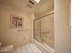 Bathroom with tile flooring and a shower/tub combo at 2851 S Valley View Blvd # 1199, Las Vegas, NV 89102