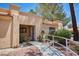 Single-story home featuring a stucco exterior, red tile roof, and a paved walkway leading to the front door at 2851 S Valley View Blvd # 1199, Las Vegas, NV 89102