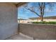 Private patio area with view of covered parking at 3103 Key Largo Dr # 103, Las Vegas, NV 89120