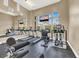 Fitness center equipped with treadmills and exercise equipment at 3820 Wiggins Bay St # 201, Las Vegas, NV 89129