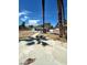 Backyard of this home with a pool and patio, ready for outdoor enjoyment at 45 Logan Ct, Las Vegas, NV 89110