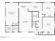 Detailed floorplan with dimensions at 4558 Sheppard Dr, Las Vegas, NV 89122