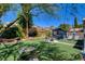 Lush backyard featuring a hammock, outdoor seating, and a relaxing gazebo with a hot tub at 4615 Stearman Dr, North Las Vegas, NV 89031