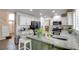 Spacious kitchen boasting granite counters, an island with seating, and modern stainless appliances at 4615 Stearman Dr, North Las Vegas, NV 89031