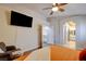 Open main bedroom with ensuite bathroom access and closet at 4615 Stearman Dr, North Las Vegas, NV 89031