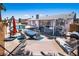 Inviting backyard showcasing a pool, patio, dining area and lush landscaping at 4742 Monterrey Ave, Las Vegas, NV 89121