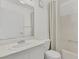 Clean bathroom featuring a single sink vanity and shower-tub combination at 4843 S Torrey Pines Dr # 101, Las Vegas, NV 89103
