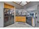 Kitchen area with stainless steel appliances and granite countertop at 4910 Marywood Ct, Pahrump, NV 89061