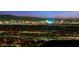 Stunning panoramic view of the Las Vegas skyline at night, showcasing the city's vibrant lights and surrounding landscape at 507 Serenity Point Dr, Henderson, NV 89012