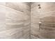 Close-up of tiled shower with modern fixtures and clean design at 507 Serenity Point Dr, Henderson, NV 89012