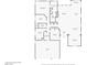 Detailed floor plan showcasing the layout of this single-Gathering home, including the kitchen, bedrooms, and living spaces at 5157 Future Dr, Las Vegas, NV 89130