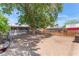 Large, fenced backyard with mature tree, offering privacy and room for recreation at 5505 Reiter Ave, Las Vegas, NV 89108