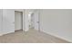 Comfortable bedroom offers easy access to bathroom and closet storage at 715 Taliput Palm Pl, Henderson, NV 89011