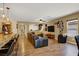 Spacious living room with dark hardwood floors and a modern, open layout at 759 Star Apple Ln, Las Vegas, NV 89178