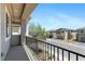 Enjoy the views from this balcony overlooking the neighborhood's charming and well-kept exterior at 7977 Texas Hills St, Las Vegas, NV 89113