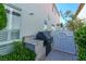 Cozy outdoor space with a built-in grill and granite countertop, perfect for entertaining guests at 8196 Horseshoe Bend Ln, Las Vegas, NV 89113