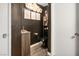 Cozy bathroom features dark walls, modern fixtures and decor at 8884 Perfect Diamond Ct, Las Vegas, NV 89129