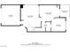Detailed floor plan showing layout of rooms, including kitchen and bedrooms at 8884 Perfect Diamond Ct, Las Vegas, NV 89129