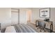 Cozy bedroom with a playful 'Superhero' theme, featuring a comfortable bed and a desk at 9588 Archer Peak Ct, Las Vegas, NV 89143