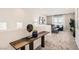 Bright living room boasts modern decor, neutral colors, and lots of natural light at 9588 Archer Peak Ct, Las Vegas, NV 89143