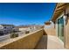 Exterior shot of a private patio that offers scenic views of the neighborhood at 9588 Archer Peak Ct, Las Vegas, NV 89143