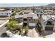 Stunning aerial view of a home showcasing a manicured front yard and beautiful curb appeal in a residential neighborhood at 9655 Skye Star Ave, Las Vegas, NV 89166