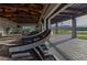 Bright gym with many treadmills, high ceilings with exposed wood, and a view of the outdoors at 9655 Skye Star Ave, Las Vegas, NV 89166