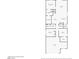 Floor plan showing layout of bedrooms, bathrooms, living areas, and garage at 9698 Pacific Pine St, Las Vegas, NV 89143