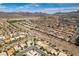 Expansive aerial shot highlighting the neighborhood's layout with a desert landscape backdrop at 1017 Guided Dancer Ave, Henderson, NV 89015