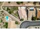 An aerial view shows the property layout with a pool and well-maintained landscaping at 1017 Guided Dancer Ave, Henderson, NV 89015
