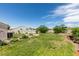 Large, green backyard offers space for recreation and gardening at 1017 Guided Dancer Ave, Henderson, NV 89015
