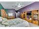 Spacious bedroom with custom shelving and storage at 1017 Guided Dancer Ave, Henderson, NV 89015