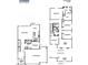 Functional floor plan featuring a great room, kitchen, five bedrooms, and three car garage at 1209 Dre Harbor Pl # 82, North Las Vegas, NV 89084