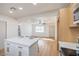 Open-concept kitchen with island flows into the adjacent living space at 1209 S 17Th St, Las Vegas, NV 89104