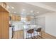 Modern kitchen features stainless steel appliances, an island with seating, and a bright and airy design at 1209 S 17Th St, Las Vegas, NV 89104