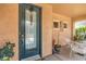 Inviting front porch with seating area, perfect for enjoying the outdoors at 2365 Wisconsin Dells Dr, Henderson, NV 89044