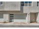Attached two car garage with a modern door at 2507 Silent View Ave, Henderson, NV 89044