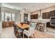 A gourmet kitchen with modern appliances, lots of cabinet space, and eat in counter seating at 2507 Silent View Ave, Henderson, NV 89044
