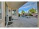 Inviting backyard features a pool with a spa, mature landscaping, and an outdoor seating area at 3632 Red Fir St, Las Vegas, NV 89135