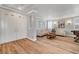 Bright living room with wood floors, neutral paint, shutters and plenty of natural light at 3632 Red Fir St, Las Vegas, NV 89135