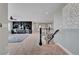 Spacious loft area with built-in desk and cabinetry, and carpeted floor at 3632 Red Fir St, Las Vegas, NV 89135