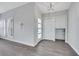 Bright entryway with a modern door, tiled floors, and built-in storage at 4143 Chela Cir, Las Vegas, NV 89120