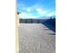Picturesque backyard has privacy landscaping, desert landscape and a beautiful mountain view at 42 Late Harvest Ave, Pahrump, NV 89060